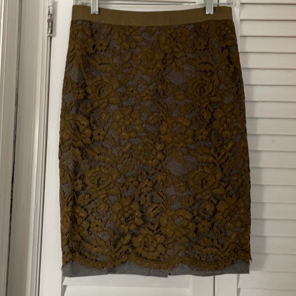 Pencil very sexy mesh skirt with lining from LOFT.